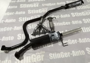 Выпускной комплект 'StinGer' Kia Rio IV X-line (паук + резонатор + глушитель)