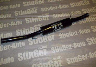 Глушитель прямоточный основной 'StinGer' Приора седан без насадки  Ф 63.5 мм