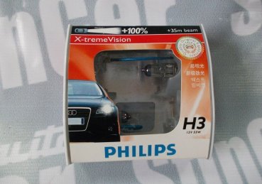Лампочка Philips X-Treme Vision H3 (2 шт.)