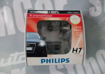 Лампочка Philips X-Treme Vision H7 (2 шт.)