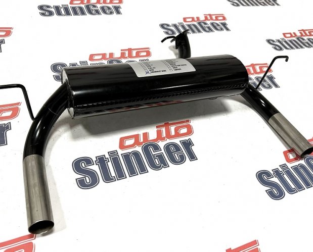 Глушитель прямоточный, раздвоенный , разборный «StinGer» Chevrolet Niva