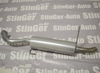 Глушитель прямоточный основной 'StinGer' Hyundai Elantra J5 (2011-2013) со специальной набивкой