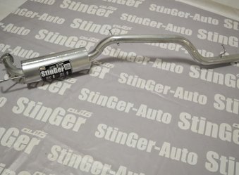 Глушитель прямоточный со специальной набивкой основной ''Stinger'' Ford Focus 3 седан