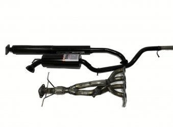 Комплект прямоточный паук+резонатор+глушитель Ford Focus 2 1.4-1.6L