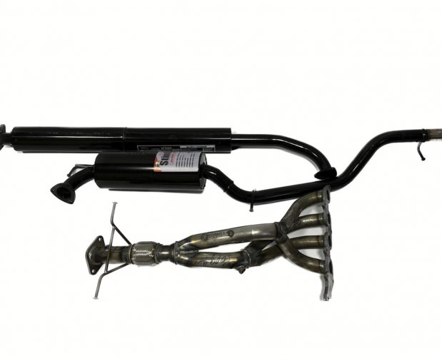 Комплект прямоточный паук+резонатор+глушитель Ford Focus 2 1.4-1.6L