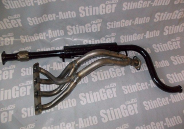 Комплект резонатор+паук ''StinGer'' Калина 16v c гофрой