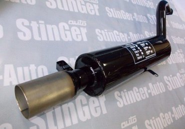 Глушитель прямоточный 'StinGer' спорт ВАЗ 2101,07 с насадкой