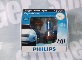 Лампочка Philips Crystal Vision 4300k H11 (2 шт.)