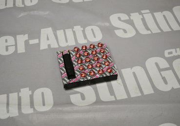 Гайки колесные стальные D1 1.5mm красные
