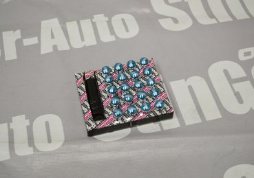Гайки колесные стальные D1 1.5mm синие